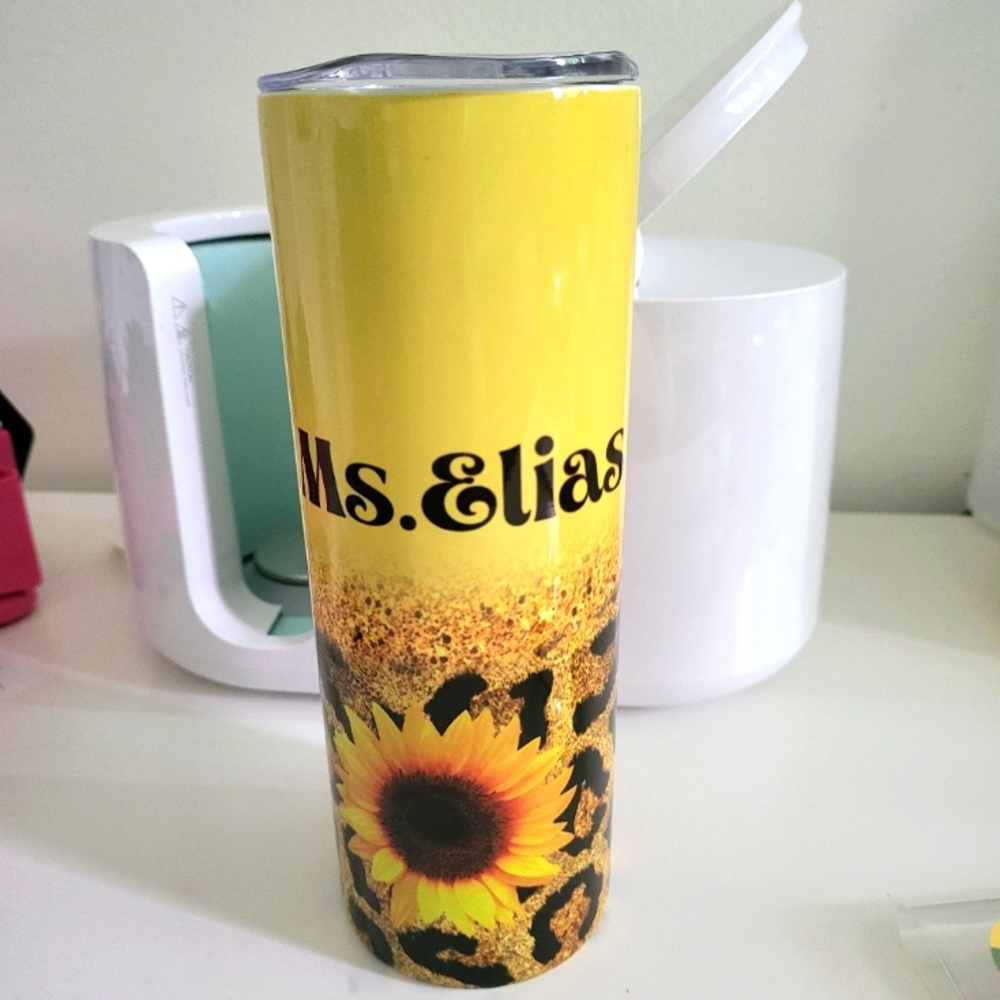 Yellow Sunflowers 20 oz Tumbler